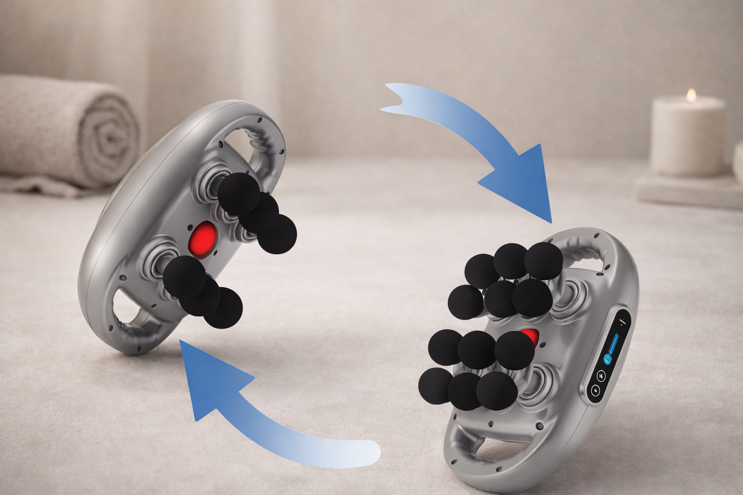 Pistola de percusión Virely™ de 6 cabezales