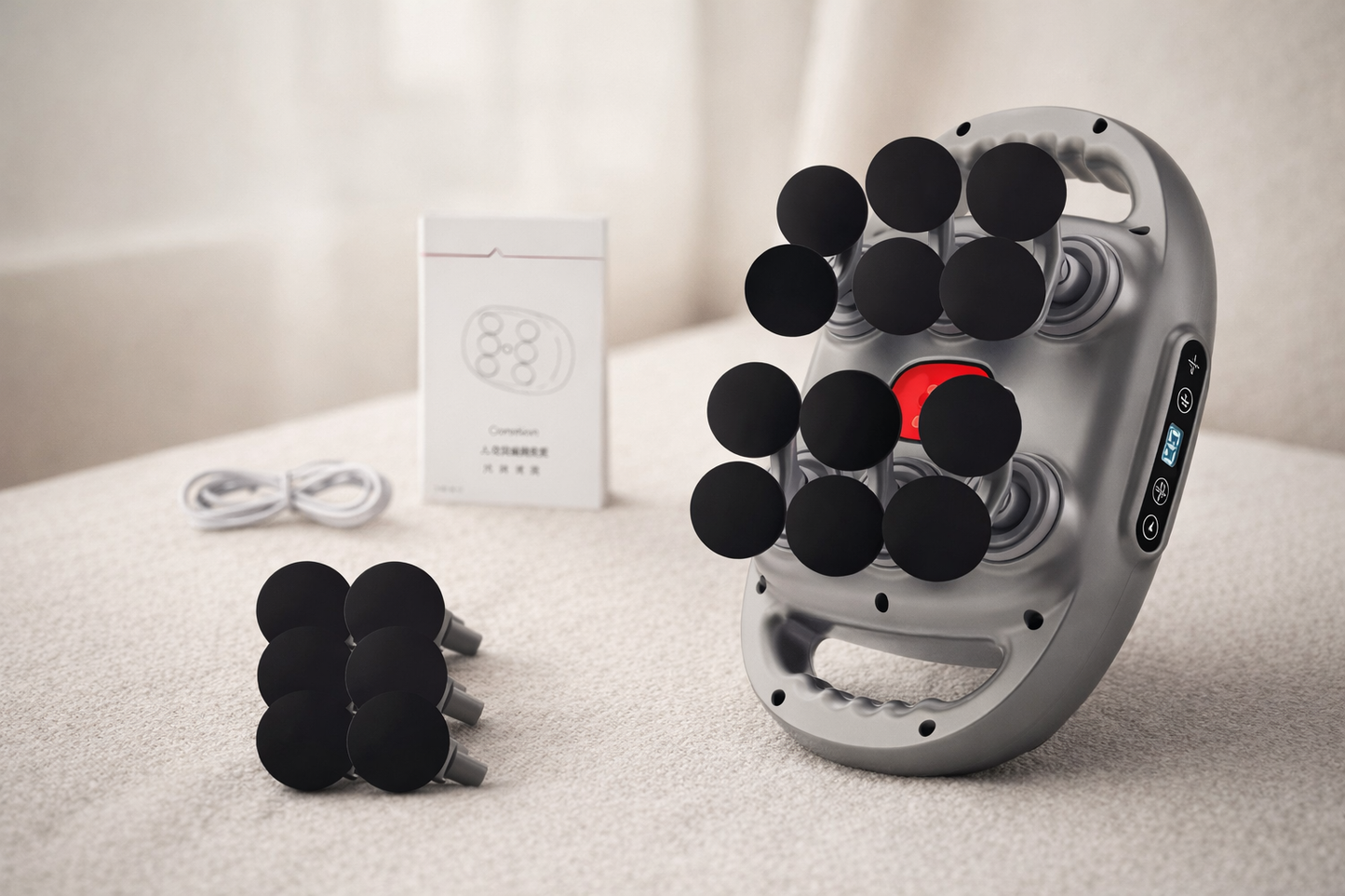 Pistola de percusión Virely™ de 6 cabezales